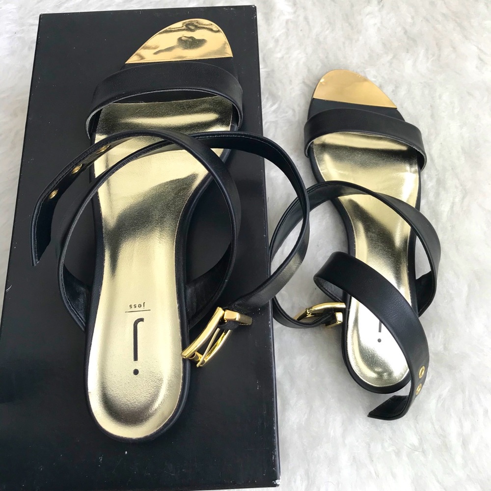 Black Sandals - Size 9 (40)